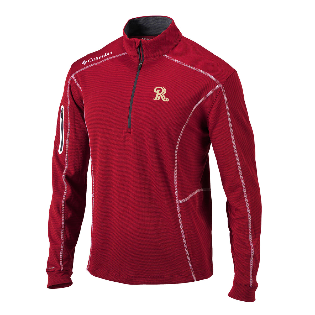 Columbia Omni-Wick Shotgun Red RR 1/4 Zip – Frisco RoughRiders