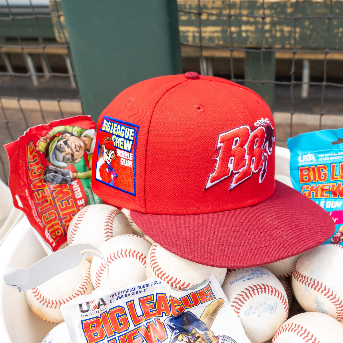 New Era 59Fifty Retro Big League Chew Cap – Frisco RoughRiders