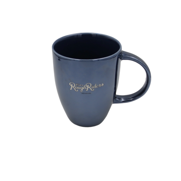 RoughRiders Blue Lustre Mug