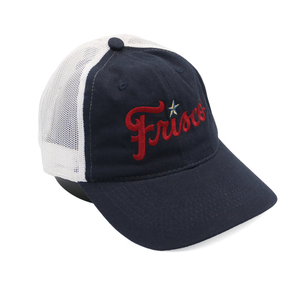 Outdoor Frisco Navy and White Mesh Snapback