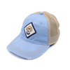 Outdoor Cap Diamond Smiling Teddy Blue