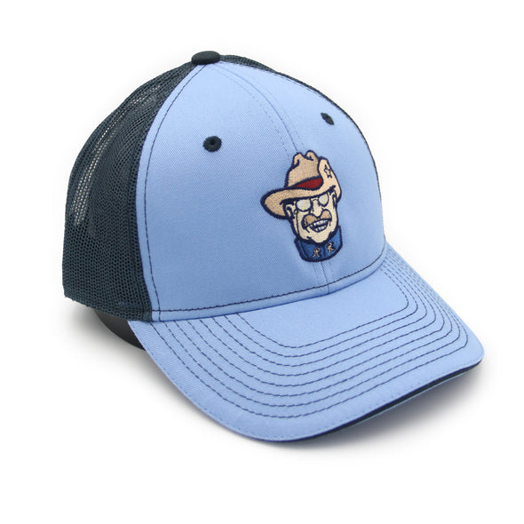 Outdoor Cap Trucker Smiling Teddy Light Blue