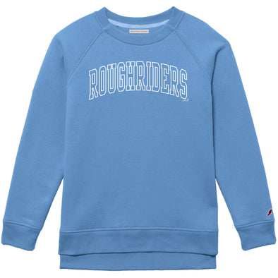 League Ladies Power Blue Crewneck