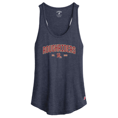 League Ladies Navy Tank