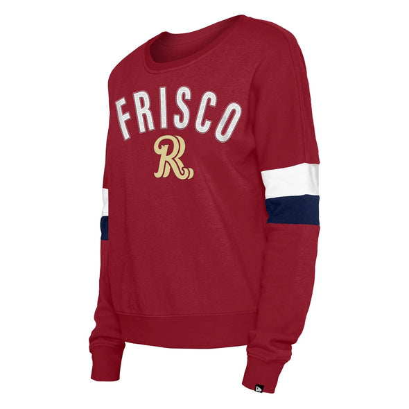 New Era Womens Red Crew Sweatshirt Frisco RR