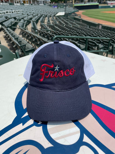 Outdoor Frisco Navy and White Mesh Snapback