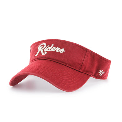 '47 Brand Clean Up Visor Script Scorched Red