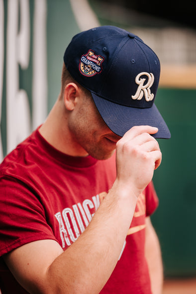 Outdoor Cap Navy RR Cap with Texas League Champions Patch