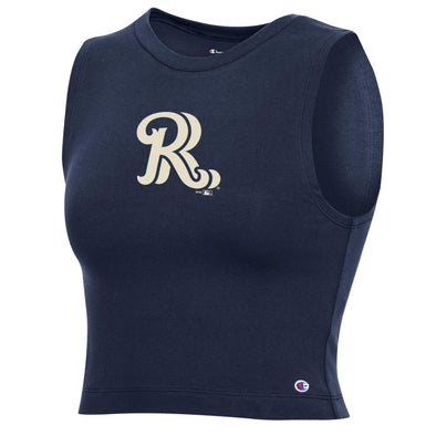 Champion Women's SMU Crop Top Navy